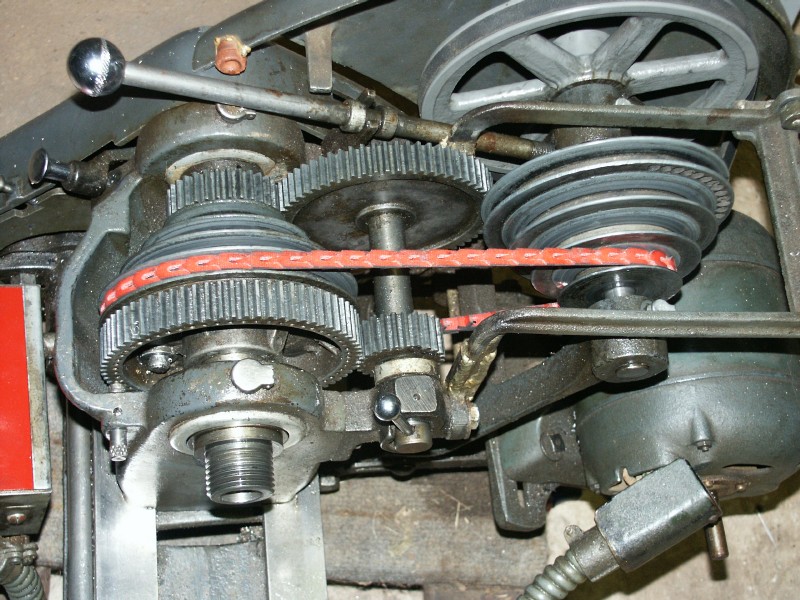craftsman belt link 12x36 lathe head vibration gears bearings roller operation clean shdesigns